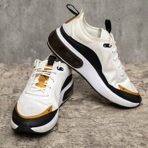 Womens Air Max Dia White/Black/Gold, Size 6.5